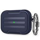 For AirPods Pro AhaStyle PT115-PRO TPU Split Earphone Protector(Blue) - 1
