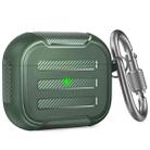 For AirPods 3 AhaStyle PT115-3 TPU Light Fibre Split Earphone Protector(Green) - 1