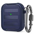 For AirPods 1 / 2 AhaStyle PT115-A TPU Split Case(Blue) - 1