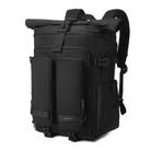 Tigernu Unisex Waterproof Travel Backpack Roll-Top Expandable Design with 15.6-inch Laptop & Tablet Compartment(Black) - 1