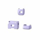 For DJI Mic Mini aMagisn MP01 Silicone Protective Case, Color: 3 In 1 Purple - 1