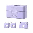 For DJI Mic Mini aMagisn MP01 Silicone Protective Case, Color: 4 In 1 Purple - 1