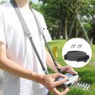 For DJI RC/RC 2/RC Pro/RC Plus Adjustable Soft Leather Neck Strap Dual-Hook Hands-Free Shoulder Belt(Black) - 1