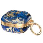 AhaStyle DD-WG01 Earphone TPU Protective Case For Samsung Galaxy Buds Pro / Live / 2 / 2 Pro / FE, Style: Blue Gold Marble - 1