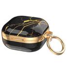 AhaStyle DD-WG01 Earphone TPU Protective Case For Samsung Galaxy Buds Pro / Live / 2 / 2 Pro / FE, Style: Black Gold Marble - 1