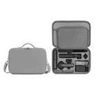 For Insta360 X5 Flymile All-in-One Storage Shoulder Bag Durable PU + Lycra Material Carrying Case(Gray) - 1