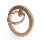 AhaStyle WG82 MagSafe Magnetic Suction Mount Zinc Alloy Ring Mount(Rose Gold) - 1
