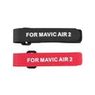 For DJI MAVIC AIR 2 BRDRC Drone Propeller Straps(Red+Black) - 1