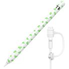 For Apple Pencil 1 AhaStyle PT93CW Silicone Protective Case(Green) - 1