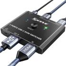 KCEVE KC-C201H 2 Type-C Input 1 Output KVM Switch Support 4K 60Hz - 1