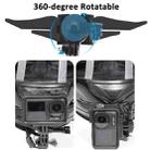 360-degree Rotatable Helmet Chin Mount for GoPro HERO/Insta360/DJI Osmo Action POV Camera Mount - 3