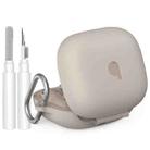 For Beats Powerbeats Pro 2 AhaStyle WG179 Silicone Integrated Protective Case With 2 Brushes(Quicksand Color) - 1