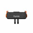 For DJI Osmo Action 5 Pro /4/3 Flymile Magnetic Quick Release Base With 1/4-inch Screw & 2-claw Interface(Black) - 1