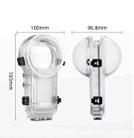 For Insta360 X5 AMagisn 60m/196ft Diving Case Quick-Release Full Invisible Waterproof Underwater Housing - 3