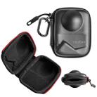 TELESIN Open Bottom PU Carrying Case for DJI Osmo 360 Camera Protective Pouch with Carabiner Clip - 1