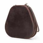 For AirPods Max CONTACTS FAMILY CF1127 Headphone Protective Cover With Wrist Zipper Headphone Bag(Coffee) - 1