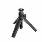 aMagisn Mini Tripod Selfie Stick with 360-degree Ball Head Adjustable Phone/Camera Mount for Travel, Vlogging & Live Streaming(Black) - 1