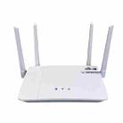 European / Asian / African Edition 4G CPE Wireless SIM Card LTE Router Wi-Fi 6 Wireless Hotspot, EU Plug(White) - 1