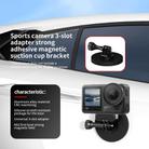 3 Card D66mm Magnetic Mount Snail Gimbal Adjustment Bracket - 2