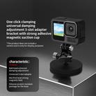 One Click Clamping 3 Card D66mm Magnetic Mount Snail Gimbal Adjustment Bracket - 2