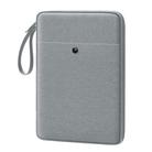 13 inch BUBM BM01541006  Tablet Bag Handheld Waterproof Shockproof Protective Case Tablet Storage Bag(Grey) - 1