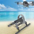 For DJI Mavic 4 Pro Drone YX  Foldable Heightening Landing Gear with Reflective Strips(Gray) - 1