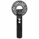 WT25 Handheld Fan With Lanyard Clip USB Desktop Silent Rechargeable Fan(Black) - 1