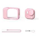 For Insta360 Go Ultra aMagisn Silicone Protective Case Kit All-round Protection Shell(Pink) - 1