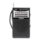 TECSUN R-218 FM/AM/Campus Broadcast Radio Portable Pocket Analog Dial Radio, Spec: Standard No Battery(Black) - 1