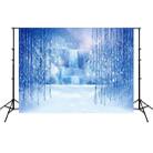 2.1m x 1.5m Frozen Party Setting Snow Photo Cloth Background - 1