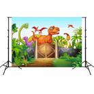 2.1m x 1.5m Dinosaur World Cartoon Photo Shoot Scene Photography Background Cloth(W104) - 1