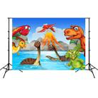 2.1m x 1.5m Dinosaur World Cartoon Photo Shoot Scene Photography Background Cloth(W103) - 1