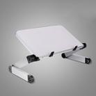 Universal 360 Degree Adjustment Folding Aluminum Alloy Laptop Stand(White) - 1