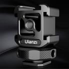 Ulanzi PT-12 Camera Triple Cold Shoe Hot Shoe Mount Adapter Expansion Microphone Fill Light Bracket Accessories - 2