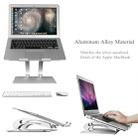 Aluminum Laptop Stand Height Angle Adjustable Tablets Notebook Cooling Holder For MacBook Air Pro 11-17 inch(Grey) - 7