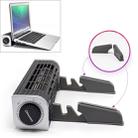 Laptop Radiator High Air Volume Cooling Base, Style:Plus Extension Bracket - 1