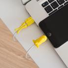 2 PCS Anti-fracture Data Cable Protective Cover for Apple Data Cable, Color:Yellow - 1