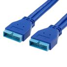 USB3.0 20PIN M-M Extension Cable Chassis Front Panel Extension Pure Copper Core Wire - 1