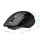 Rapoo MT750 Pro 3200 DPI Bluetooth Wireless Mouse Gaming Laptop Large-hand Mouse, Support Qi Wireless Charging(Black) - 5