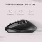 Rapoo MT750 Pro 3200 DPI Bluetooth Wireless Mouse Gaming Laptop Large-hand Mouse, Support Qi Wireless Charging(Black) - 6