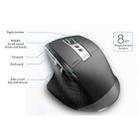 Rapoo MT750 Pro 3200 DPI Bluetooth Wireless Mouse Gaming Laptop Large-hand Mouse, Support Qi Wireless Charging(Black) - 8
