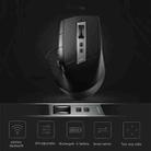 Rapoo MT750 Pro 3200 DPI Bluetooth Wireless Mouse Gaming Laptop Large-hand Mouse, Support Qi Wireless Charging(Black) - 11