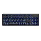 Rapoo V708 104 Keys Gaming Mechanical External Desktop Notebook Wired Keyboard(Blue Light Red Shaft) - 1