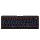 Rapoo V500L 104-keys Mixed Color Light Wired Gaming  Mechanical Keyboard Office Desktop Computer Keyboard(Black Shaft) - 1