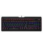 Rapoo V500L 104-keys Mixed Color Light Wired Gaming  Mechanical Keyboard Office Desktop Computer Keyboard(Tea Shaft) - 1
