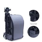 SLR Camera Bag Anti-theft Waterproof Large Capacity Shoulder Outdoor Photography Bag Fashion Camera Backpack(Grey) - 17