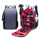 SLR Camera Bag Anti-theft Waterproof Large Capacity Shoulder Outdoor Photography Bag Fashion Camera Backpack(Red) - 1