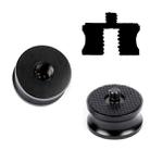 3 PCS 3/8 inch Female to 1/4 inch Male Screw Aluminum Alloy Adapter - 1