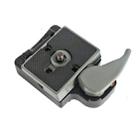 BEXIN Tripod Head Quick Release Plate Holder For Manfrotto 200PL-14(Grey) - 1