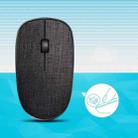 Rapoo M200GPlus 1300 DPI Multi-modes Bluetooth + 2.4G Fabric Wireless Bluetooth Office Mouse(Obsidian Black) - 1